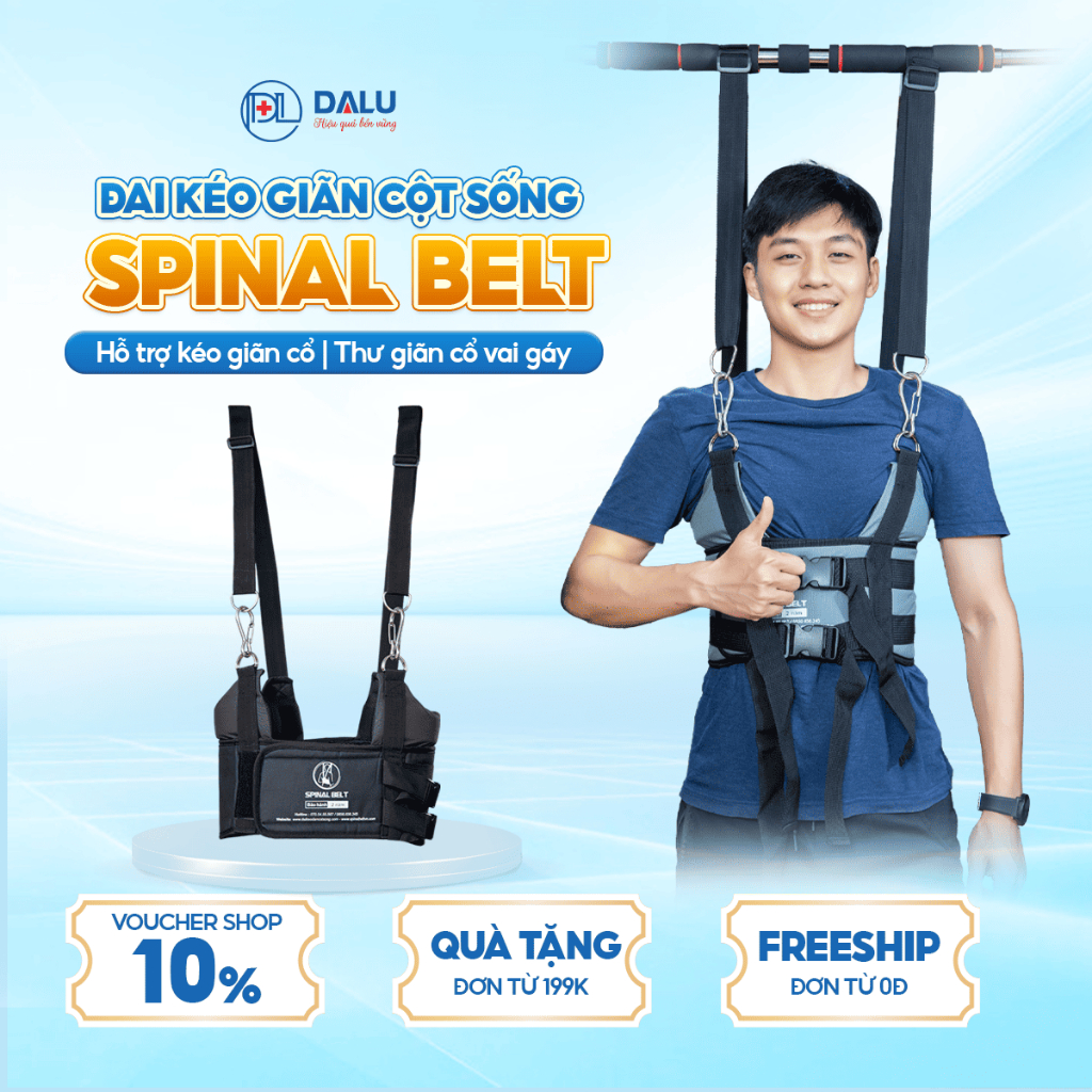 Đai lưng cột sống, đai treo xà đơn Spinal Belt hỗ trợ kéo giãn cột sống, nắn chỉnh cột sống
