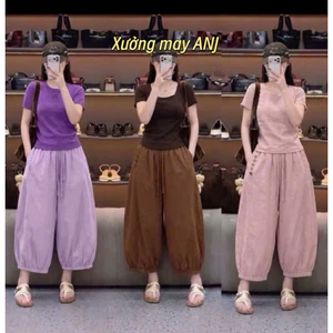 Quần Ống Rộng Dáng Bom mặc Bốn mùa- Phong cách hiện đại