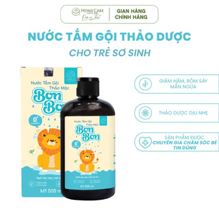 Nước Tắm Gội Thảo Dược Cho Bé Bon Bon – Dịu Da, Mát Da, Giảm Rôm Sảy