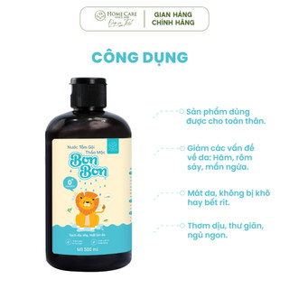 Nước Tắm Gội Thảo Dược Cho Bé Bon Bon – Dịu Da, Mát Da, Giảm Rôm Sảy
