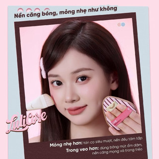 [Amortals] Bộ Bông Mút & Cọ Tán Nền Amortals OK 6 Món – Trọn Bộ Trang Điểm Dễ Dùng Cho Người Mới, Nền Mịn Lì & Căng Bóng