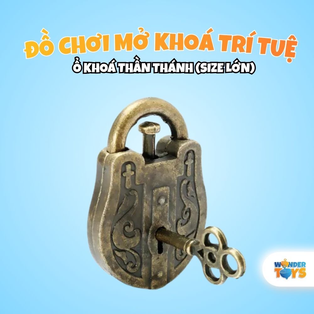 Đồ Chơi Trí Tuệ Mở Khóa Thông Minh - Đồ chơi giải đố Huzzle sắt Nhật Hanayama