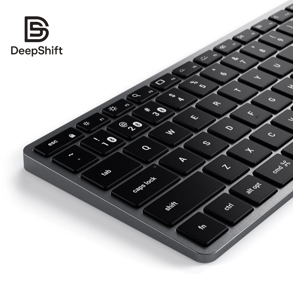 Bàn phím Bluetooth Satechi Slim X1 | Đèn nền | Mini gọn nhẹ | Kết nối 3 thiết bị