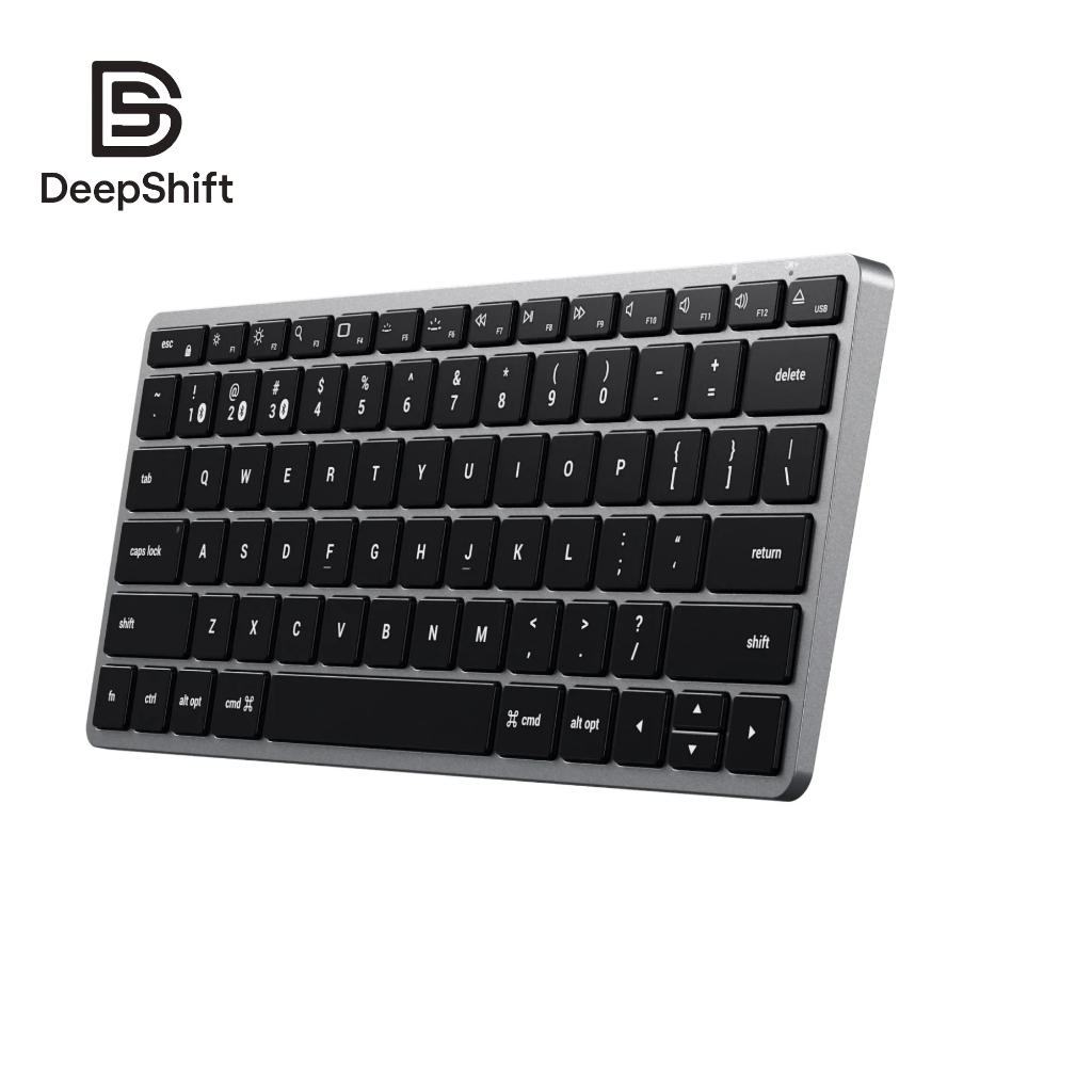 Bàn phím Bluetooth Satechi Slim X1 | Đèn nền | Mini gọn nhẹ | Kết nối 3 thiết bị