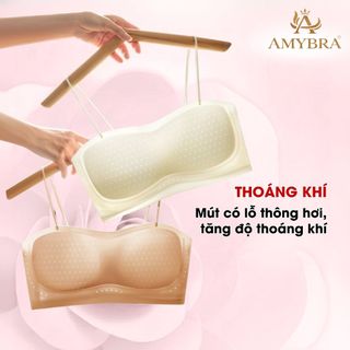 [ AMYBRA HOTTREND ] Áo Ngực Nữ Su Đúc Dây Mảnh Không Gọng Mút 1.5Cm – Áo Lót Nữ Lỗ Thoáng Khí Thấm Hút Tốt AMYBRA A2608