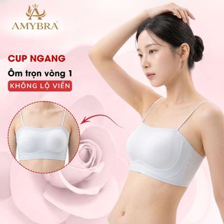 [ AMYBRA HOTTREND ] Áo Ngực Nữ Su Đúc Dây Mảnh Không Gọng Mút 1.5Cm – Áo Lót Nữ Lỗ Thoáng Khí Thấm Hút Tốt AMYBRA A2608