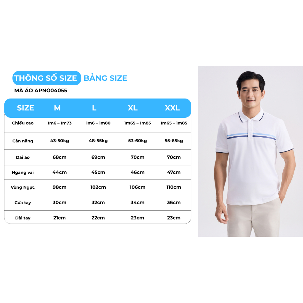 Áo Polo Nam GUMAC Form Suông Cơ Bản Phối Line Ngực Thun Cá Sấu Trẻ Trung APNG04055