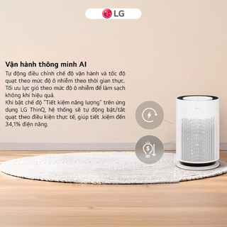 Máy lọc không khí LG PuriCare 360 Hit Gen 2 AS60GHHG0 New 2026, lọc sạch bụi mịn, khử mùi hôi, màng lọc Hepa chính hãng