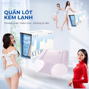 Quần lót kem icecream chất tàng hình mát lạnh - kháng khuẩn 100a bảo vệ vùng kín