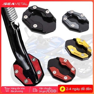 SEAMETAL Bọc chân chống xe máy kèm Hợp kim nhôm - chống trầy nền nhà, Chống lún cát khi dựng xe