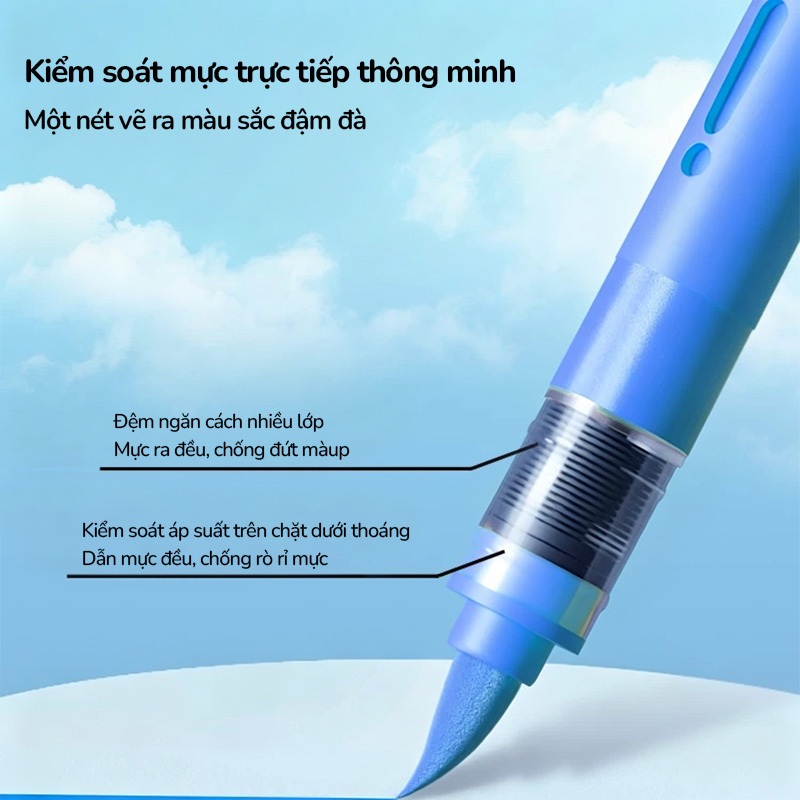 Acrylic Marker Set Cho Bé Vẽ Tranh Màu Sắc Tươi Sáng Hộp 12/24/36/48 Màu Dụng Cụ Học Tập Không Lem Chống Nước