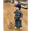 Bộ Sơ Mi Kẻ Caro Dài Tay Phối Quần Jeans Phong Cách Năng Động Cho Bé _ B57/Bộ Smi caro - MOONIEKID