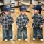 Bộ Sơ Mi Kẻ Caro Dài Tay Phối Quần Jeans Phong Cách Năng Động Cho Bé _ B57/Bộ Smi caro - MOONIEKID