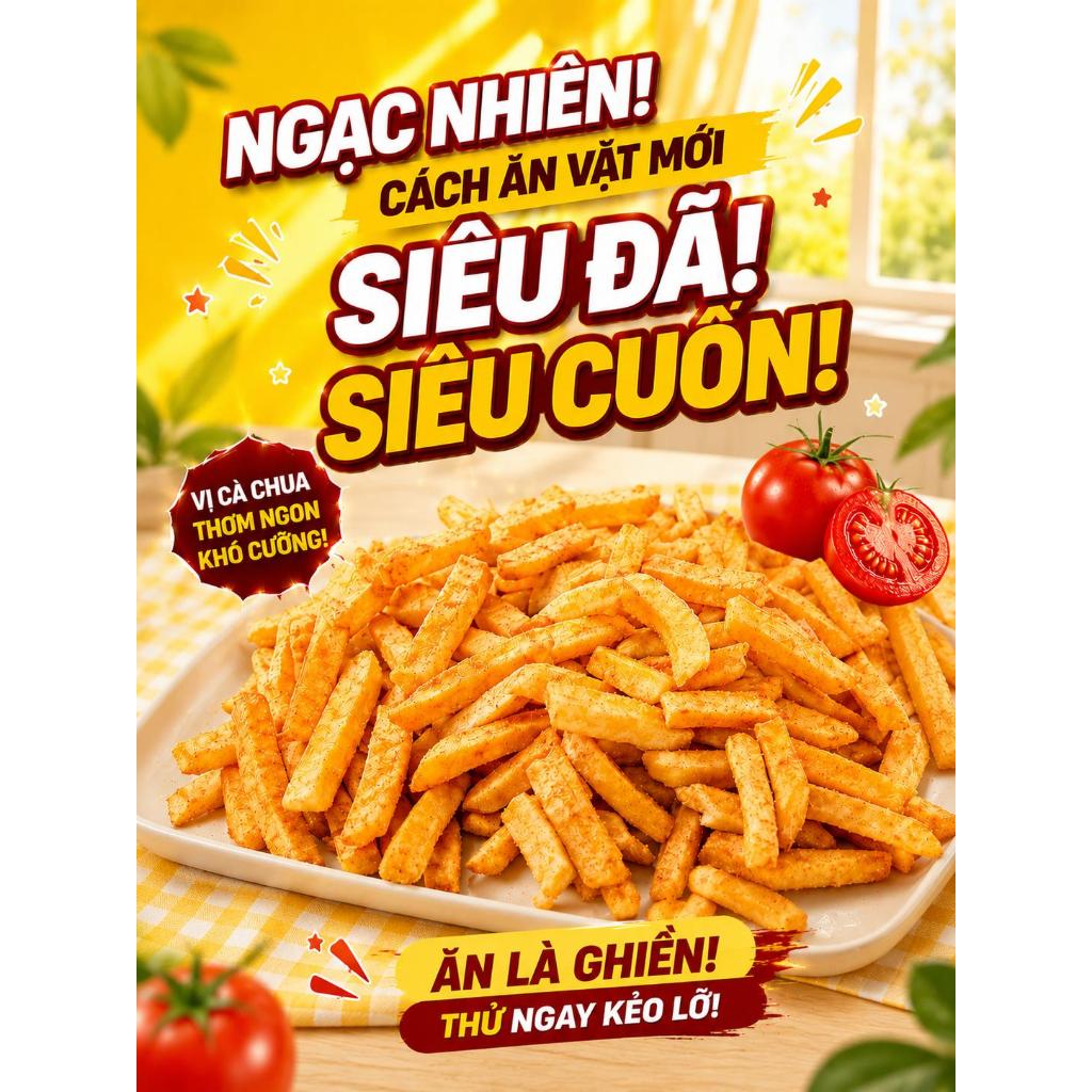 COMBO SNACK THẾ HỆ MỚI WAKAMONO ORGANIC: Khoai tây sấy giòn vị cà chua + Ngô sấy giòn + Nấm mix vị truffle