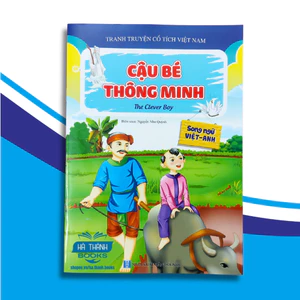 Sách - Truyện Tranh Cổ Tích Cậu Bé Thông Minh (Song Ngữ Việt Anh)