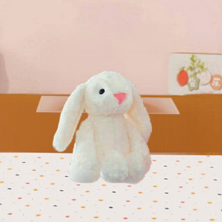 gấu bông thỏ tai dài màu tím dễ thương 100% sợi polyester, từ 25cm-30cm