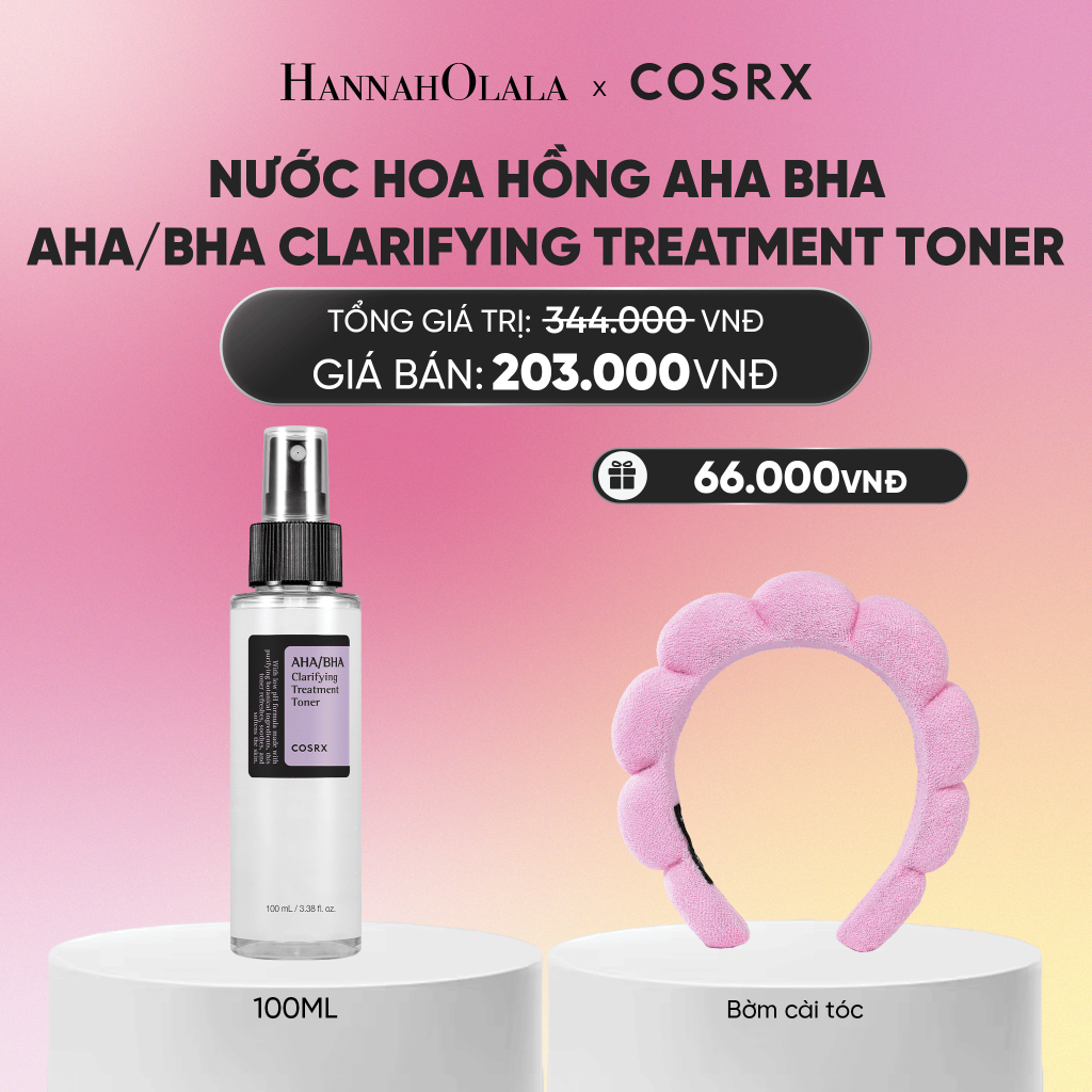 COSRX Nước hoa hồng AHA/BHA Clarifying Treatment Toner 100ml/150ml