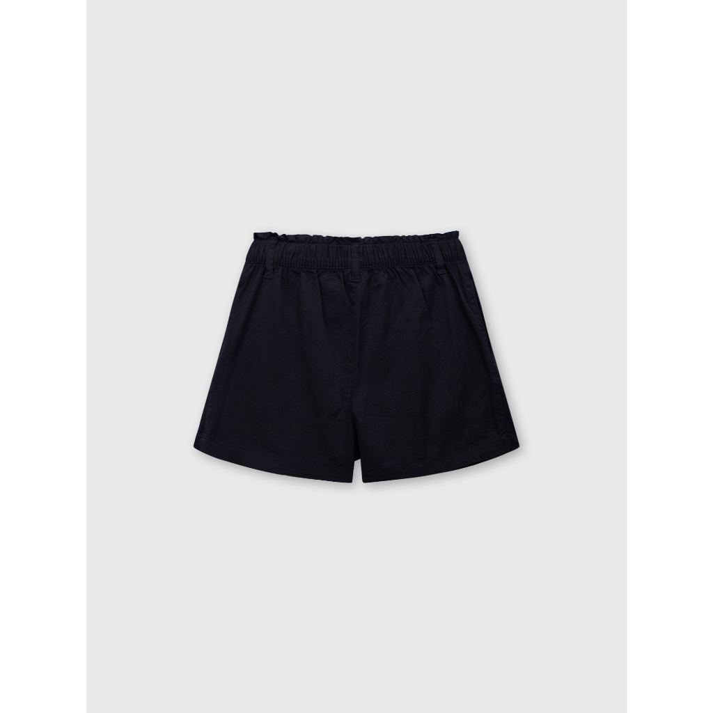 Quần short bé gái CANIFA quần giả váy xếp ly đính nơ cạp chun co giãn 1BS26S001