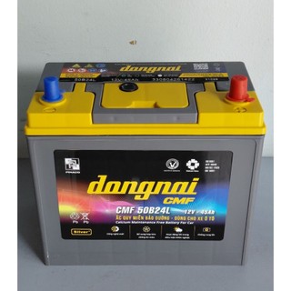 Bình ắc quy 12v khô miễn bảo dưỡng đồng nai CMF 50B24L 45ah (cọc nhỏ)