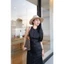 𝗖𝗹𝗮𝗿𝗮 𝗗𝗿𝗲𝘀𝘀- Đầm Linen cổ yếm basic form dáng dài