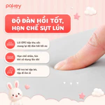 [CHÍNH HÃNG] Quây Bumper Pakey Chất Liệu Da PU Cao Cấp, Giường Bumper PU Cho Bé Dày 6cm Lõi EPE Chống Lún Thấm Nước — ảnh 6