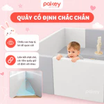 [CHÍNH HÃNG] Quây Bumper Pakey Chất Liệu Da PU Cao Cấp, Giường Bumper PU Cho Bé Dày 6cm Lõi EPE Chống Lún Thấm Nước — ảnh 4
