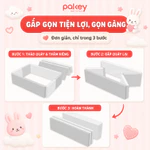 [CHÍNH HÃNG] Quây Bumper Pakey Chất Liệu Da PU Cao Cấp, Giường Bumper PU Cho Bé Dày 6cm Lõi EPE Chống Lún Thấm Nước — ảnh 3