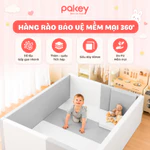 [CHÍNH HÃNG] Quây Bumper Pakey Chất Liệu Da PU Cao Cấp, Giường Bumper PU Cho Bé Dày 6cm Lõi EPE Chống Lún Thấm Nước — ảnh 2