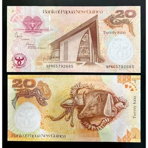 Kỷ niệm/Sưu Tầm/Lì Xì Tết /Quà tặng Papua New Guinea 20 Kina 2008