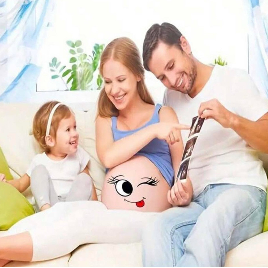 Decal Miếng Dán Bụng Bầu Dễ Thương Chụp Ảnh Lưu Lại Kỷ Niệm Thai Kỳ Sticker Cute DouDou A44