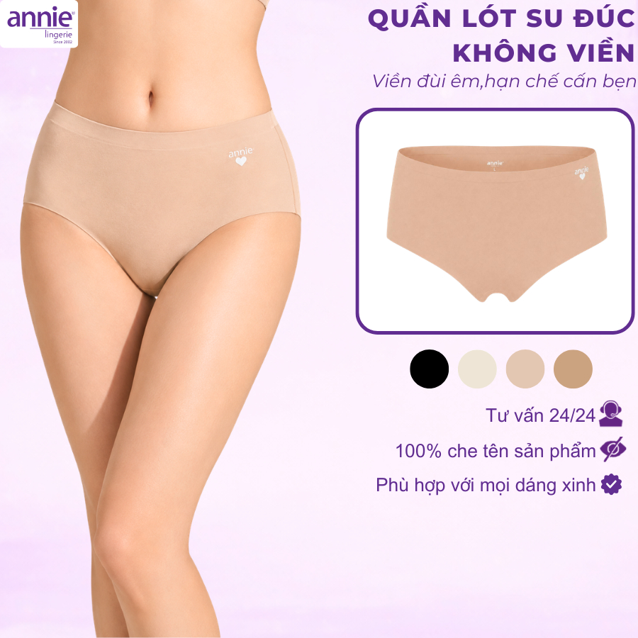 Quần Lót Nữ Quần Chip Nữ Chất Su Đúc Lạnh Không Đường May Mỏng Nhẹ Thoáng Mát Suốt Ngày Dài QE4595