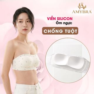 Áo Ngực Nữ AMYBRA Mút 1.5Cm Không Dây Chống Tuột – Áo Quây Nữ Đúc Su Không Gọng Cúp 3D Gom Ngực A620