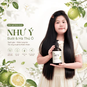 Bộ đôi dầu gội xả thảo mộc Như Ý Hỗ trợ giảm rụng, gàu ngứa và hỗ trợ kích nang tóc con