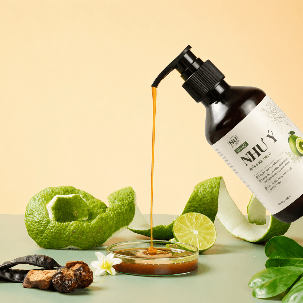 Bộ đôi dầu gội xả thảo mộc Như Ý Hỗ trợ giảm rụng, gàu ngứa và hỗ trợ kích nang tóc con