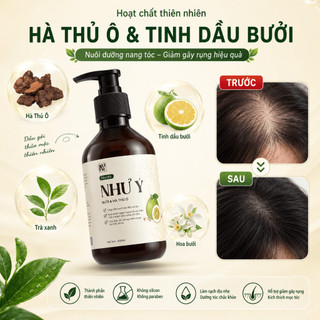 Dầu gội Như Ý hỗ trợ giảm gãy rụng, chẻ ngọn, xơ rối và giúp tóc chắc khỏe