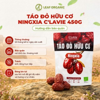 Táo Đỏ Hữu Cơ Ningxia C'LaVie 450g Bổ Dưỡng & Hỗ Trợ Giấc Ngủ
