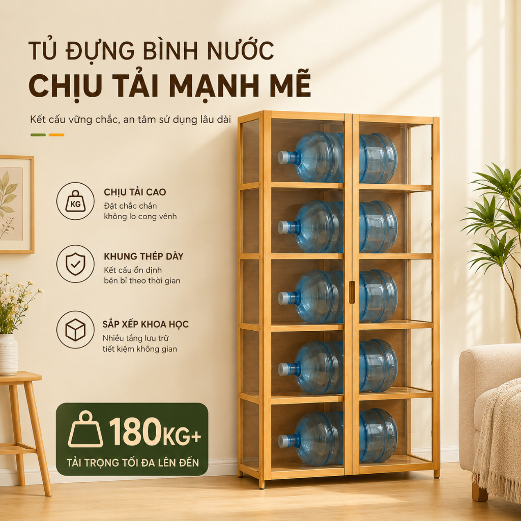SUNNY BIERE Tủ Kính Trong Suốt Cao Cấp Kệ Trưng Bày Mô Hình Nước Hoa Lego Nhân Vật Yêu Thích
