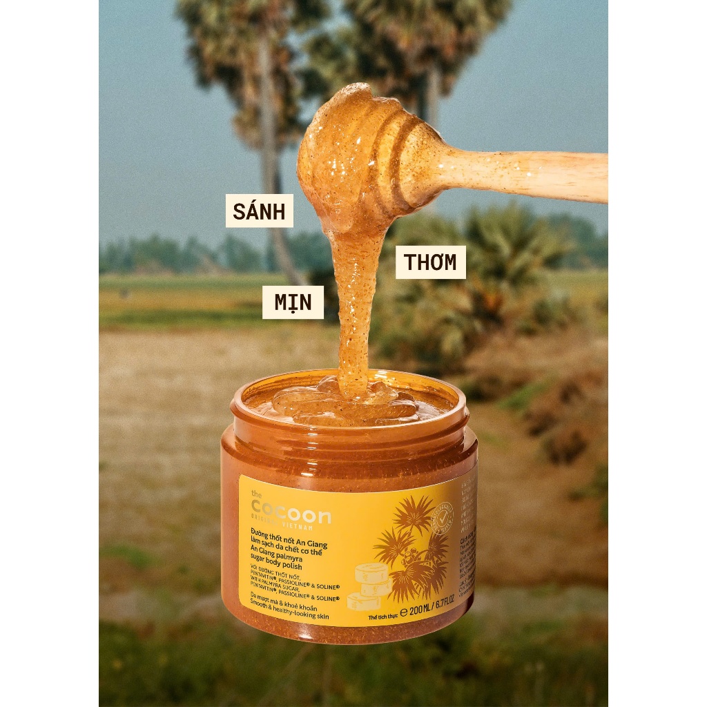 C05_ Tẩy Da Chết Cơ Thể Cocoon Đường thốt nốt An Giang 200ml