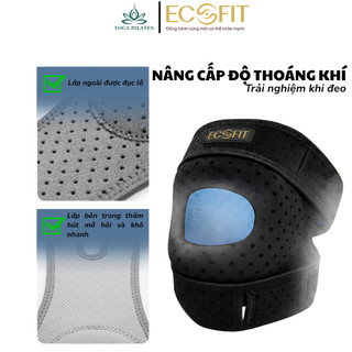 Bộ đôi đai bảo vệ đầu gối ECOFIT 7927 thoáng khí, lý tưởng cho mọi hoạt động thể thao và hàng ngày.