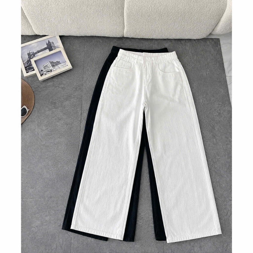 Quần Suông Nữ Bigsize Kaki Đứng Phom Ít Nhăn,Quần Dài Big Size Đi Học Đi Chơi Q527