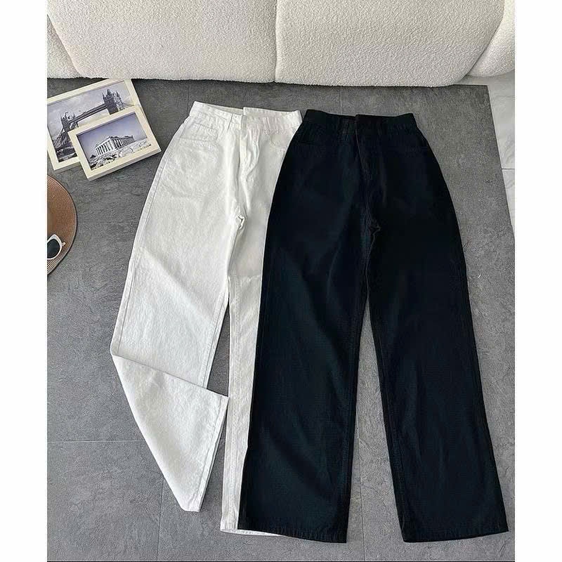 Quần Suông Nữ Bigsize Kaki Đứng Phom Ít Nhăn,Quần Dài Big Size Đi Học Đi Chơi Q527