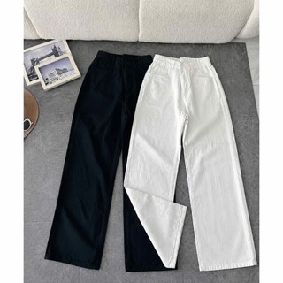 Quần xuông kaki Nhỏ Clothing bigsize nữ tôn dáng lưng cao vải dày dặn xinh dễ phối 50-95kg Q527