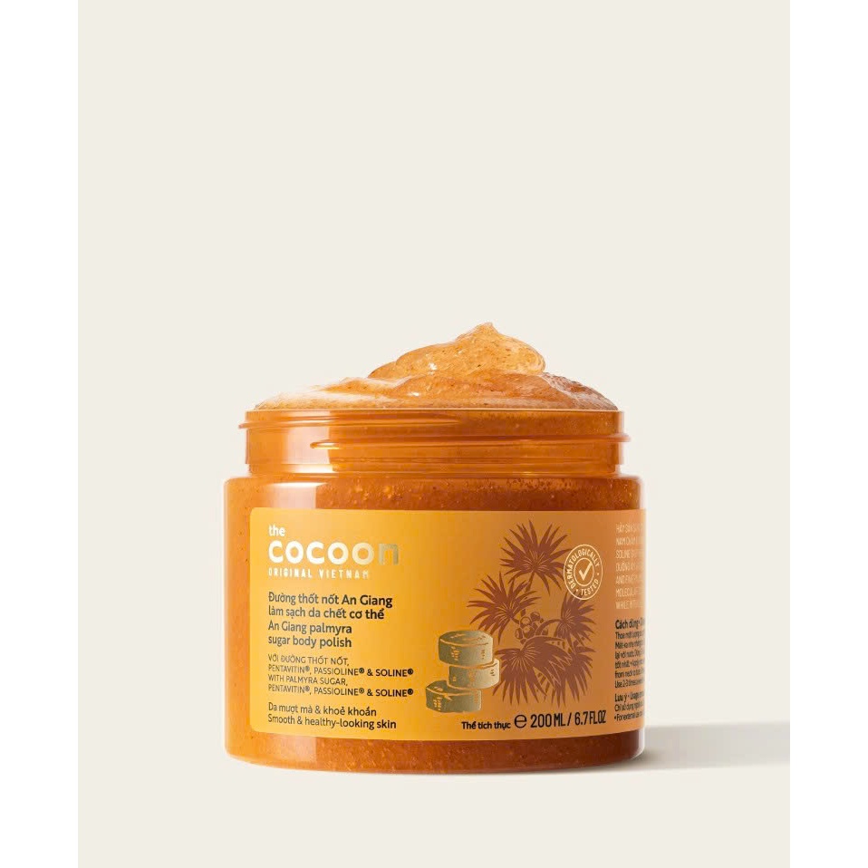 C05_ Tẩy Da Chết Cơ Thể Cocoon Đường thốt nốt An Giang 200ml