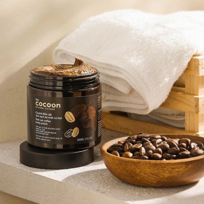 C09_Tẩy Da Chết Cơ Thể Cocoon Cà phê Đắk Lắk 200ml