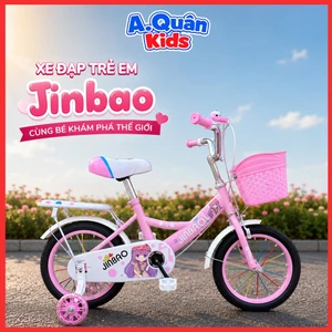 Xe đạp trẻ em Xe đạp Nữ Jinbao giá rẻ 12-14-16inch Anh Quân Kids