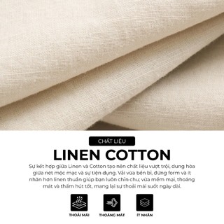 [🔥HOT] Áo Sơ Mi Linen Cotton Tay Dài Form Regular - Routine 10F24SHL048