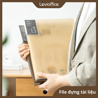 File Đựng Tài Liệu A4 Nhựa Nhám LoviOffice N208 – Bìa Kẹp Tài Liệu A4 Nhiều Ngăn Thông Minh Dành Cho Học Sinh, Văn Phòng