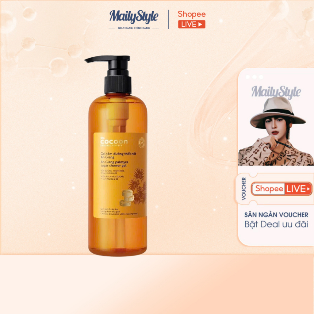 C01_Gel Tắm Cocoon Đường Thốt Nốt An Giang 500ml