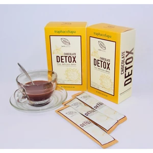C15_Bột Cacao Chocolate Atiso Detox Traphacosapa Hộp 12 Gói