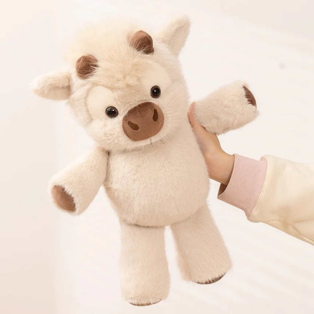 Gấu Thú Bông Animal Chạy Bộ Bò Khá Bảnh Jet Jet Trâu Yak Quà Tặng Độc Đáo Lông Xù Siêu Mềm Mịn Siêu Dễ Thương